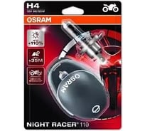 Автолампа Osram H4 60,55 P43t+110 NIGHT RACER 110, 2шт 12V ,1,10,50 64193NR1-02B