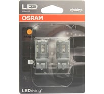 Автолампа OSRAM W21W W3 16d LED AMBER, 2 шт. 12V, 1, 10, 50 7705YE-02B