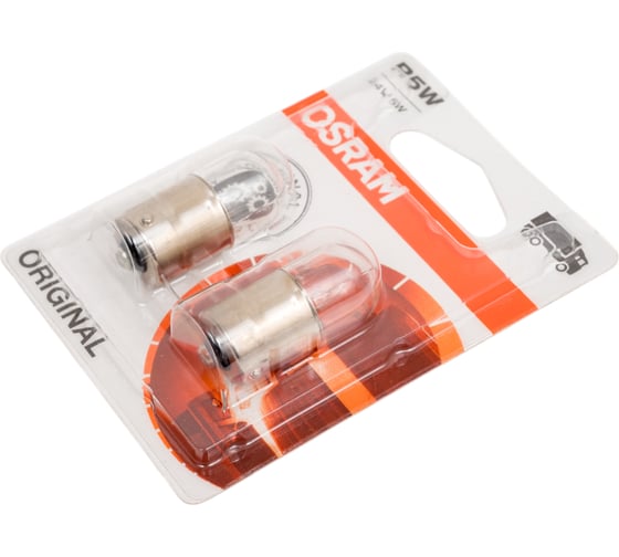 Автолампа OSRAM R5W BA15s, 2 шт. 24V, 1, 10 5627-02B