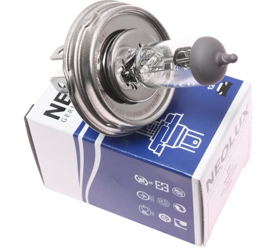 Автолампа NEOLUX H4 60 55 P45t-41 12V 1 10 100 NHB12 1