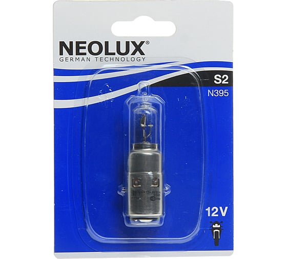 Автолампа NEOLUX S2 35 35 BA20d 12V 1 10 100 N395-01B 1