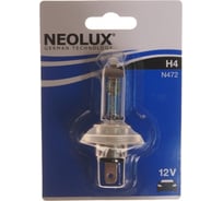 Автолампа NEOLUX H4 60 55 P43t-38 блистер 12V 1 10 100 N472-01B