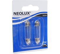 Автолампа NEOLUX C10W SV8.5 8 41мм блистер, 2шт 12V 1 10 200 N264-02B