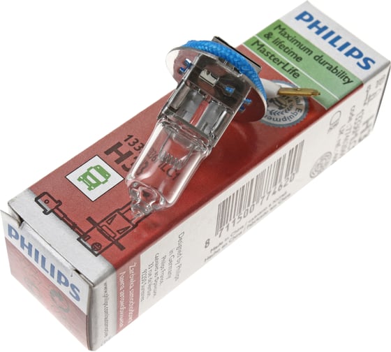 Автолампа PHILIPS H3, 70 PK22s MASTER LIFE 24V 10,100 HIT замена P-13336HD,LL 13336MLC1 1