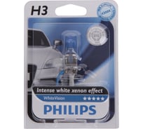 Автолампа PHILIPS H3 55 PK22s+30 VISION 4300K 12V ,1,10 12336WHVB1