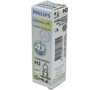 Автолампа PHILIPS H3, 55 PK22s LONG LIFE ECO VISION 12V 10,100 12336LLECOC1