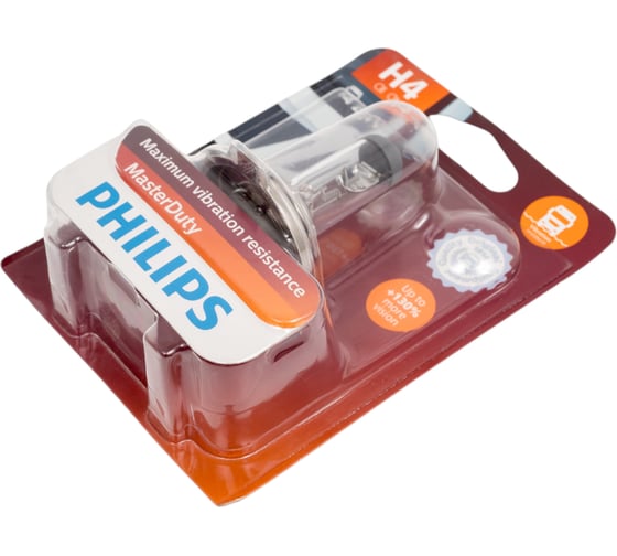 Автолампа PHILIPS H4, 75, 70 P43t-38 MASTER DUTY 24V 1,10 замена P-13342HD 13342MDB1
