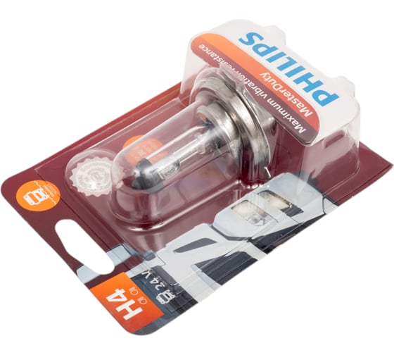 Автолампа PHILIPS H4, 75, 70 P43t-38 MASTER DUTY 24V 1,10 замена P-13342HD 13342MDB1