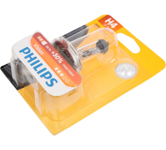 Автолампа PHILIPS H4, 60, 55 P43t-38+30% 12V 1,10 12342PRB1