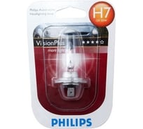 Автолампа PHILIPS H7, 55 PX26d+60% VISION PLUS 12V 1,10 12972VPB1
