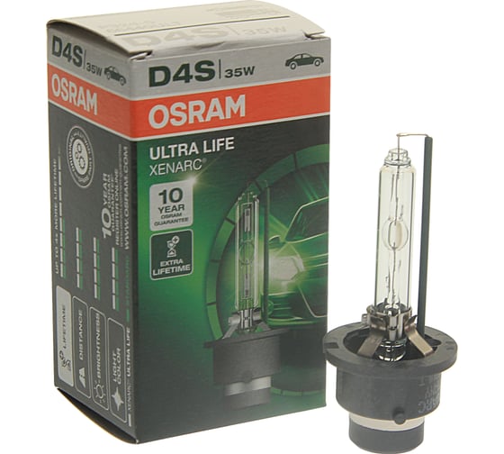 Автолампа OSRAM D4S 35 P32d-5 XENON ULTRA LIFE 12V, 1, 10 66440ULT