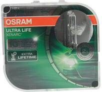 Автолампа Osram D3S 35 PK32d-5+70 XENON ULTRA LIFE 4150K, 2шт 42V ,1,10 66340ULT-HCB