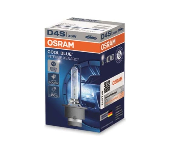 Автолампа OSRAM D4S 35 P32d-5 XENON BLUE INTENSE 6000K 42V, 1, 10 66440CBI