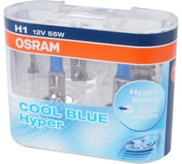 Автолампа OSRAM H1 55 P14.5s COOL BLUE HYPER 62150CBH-HCB