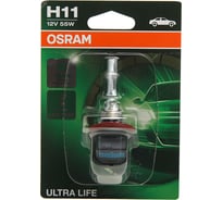 Автолампа OSRAM H11 55 PGJ19-2 ULTRA LIFE 12V, 1, 10 64211ULT-01B