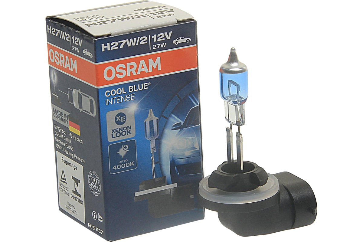 Автолампа OSRAM H27W,2 PGJ13 BLUE INTENSE 4000K 12V, 1, 10 881CBI ...