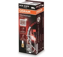 Автолампа OSRAM H3 70 PK22s +100% TRUCKSTAR PRO 24V, 10, 100 64156TSP