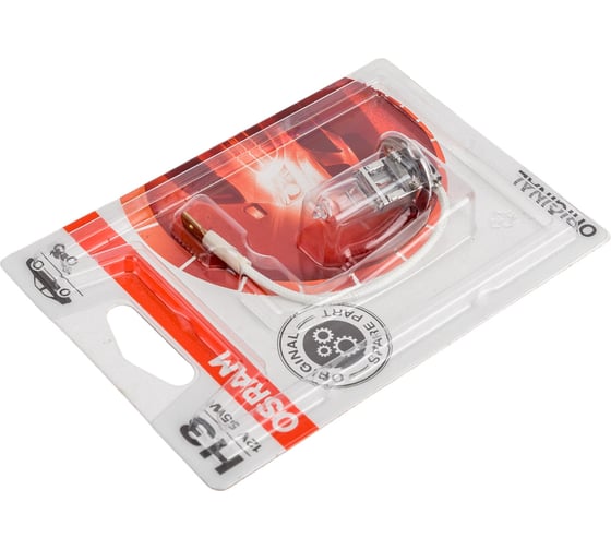 Автолампа OSRAM H3 55 PK22s 12V, 1, 10 64151-01B
