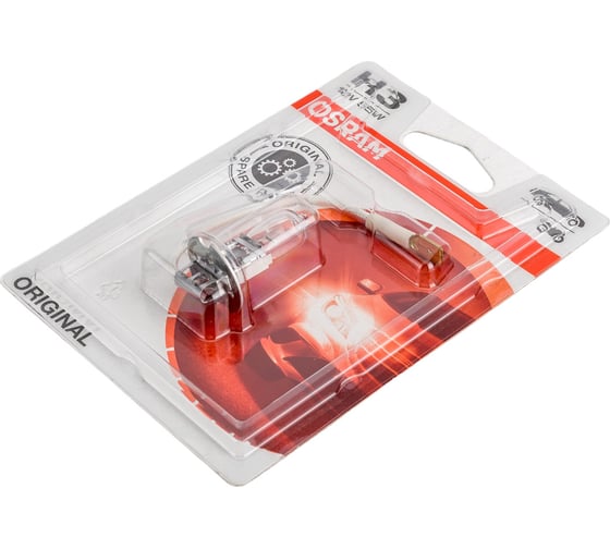 Автолампа OSRAM H3 55 PK22s 12V, 1, 10 64151-01B
