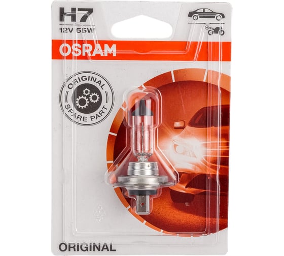 Автолампа OSRAM H7 55 PX26d 12V, 1, 10 64210-01B 16034980