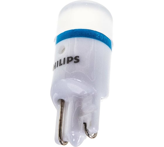 Автолампа PHILIPS T10W W2.1x9.5d LED X-TREME VISION 8000K 2 шт. 12V 1,10 127998000KX2 1