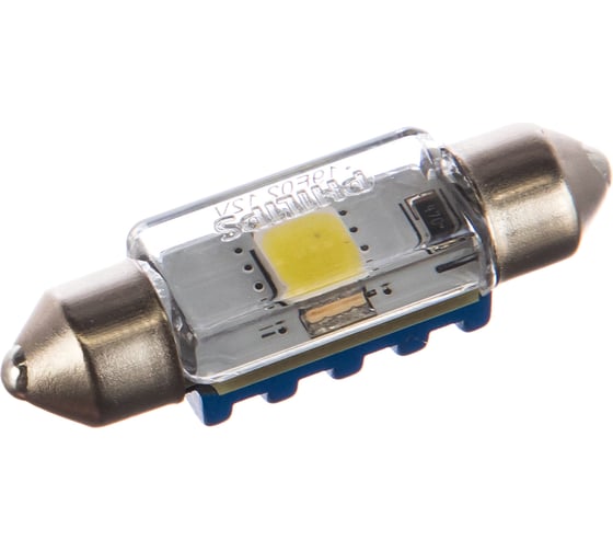 Автолампа PHILIPS C5W SV8.5,8, 35 мм 2 SMD LED BLUE VISION 6000K 12V 1,10 128596000KX1