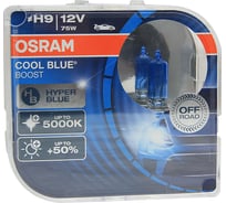 Автолампа OSRAM H9 75 PGJ19-5 +50% BLUE BOOST 5000K 2шт 12V, 1, 10 62213CBB-HCB