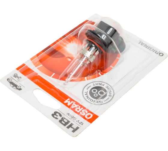 Автолампа OSRAM HB3, 9005 60 P20d 12V, 1, 10, 100 9005-01B
