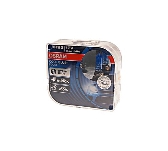 Автолампа OSRAM HB3, 9005 100 P20d+50% BLUE BOOST 5000K 2шт 12V, 1, 10 69005CBB-HCB 1