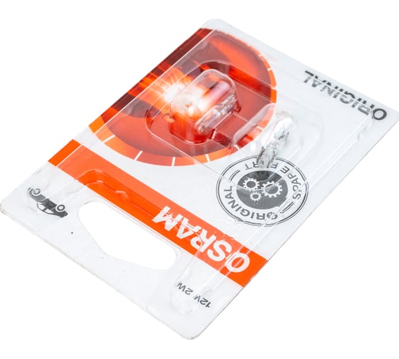 Автолампа OSRAM W2W W2 4.6d 2шт 12V, 1, 10 2722-02B