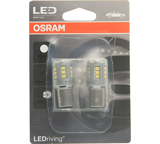 Автолампа OSRAM P21/5W BAY15d LED 6000K 2шт 12V, 1, 5 1457CW-02B