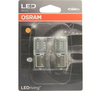 Автолампа Osram P21W BAU15s LED AMBER, 2шт 12V ,1,10,50 7457YE-02B
