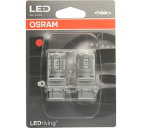 Автолампа OSRAM P27/7W W2.5 16q LED RED 2шт 12V, 1, 5 3547R-02B