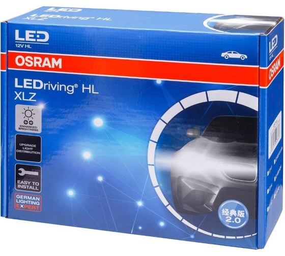 Автолампа Osram H7, 27 Вт, PX26d, LED COOL WHITE, 6000 K, аналог O-67210CW, 12/24 В F5210CW