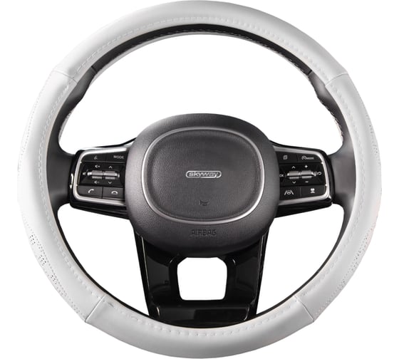 Оплетка SKYWAY Art-1 M серая экокожа S01102341 1