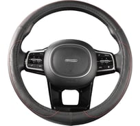 Оплетка SKYWAY Art-3 M черная экокожа S01102346