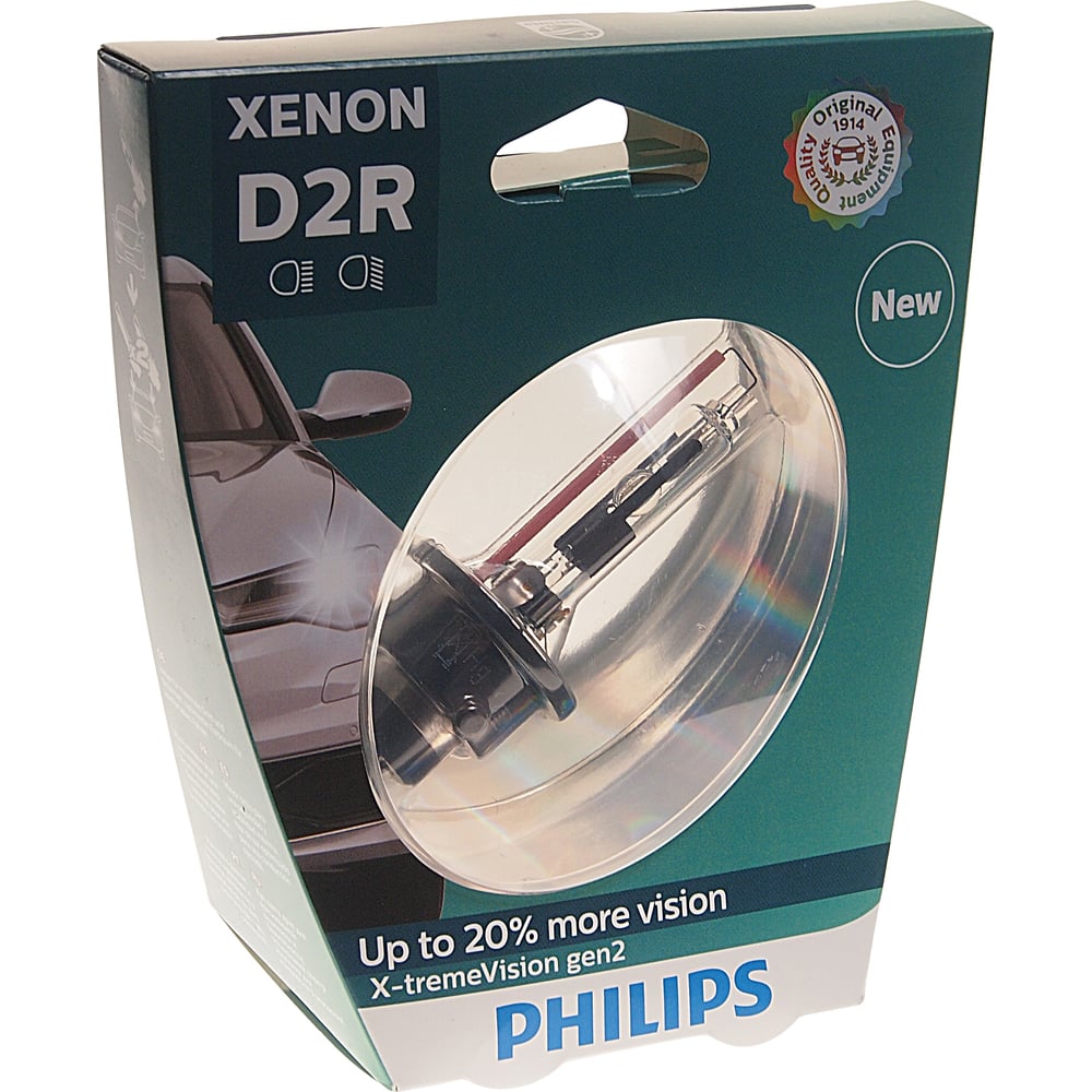 Автолампа PHILIPS D2R 35 P32d-3 XENON X-TREME VISION Gen2, 4800K 85V 1 ...