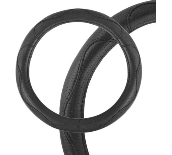 Оплетка SKYWAY Art-7 XL черная экокожа S01102078 1