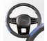 Оплетка SKYWAY Combo-2 M черно/синяя экокожа S01102065 18