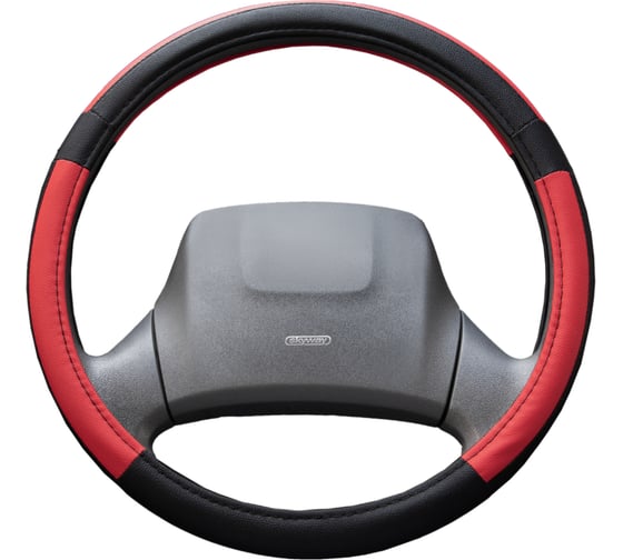 Оплетка SKYWAY Combo-3 L Черно/Красная экокожа S01102365