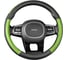 Оплетка SKYWAY Combo-3 M Черно/Зеленая экокожа S01102361 1