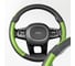 Оплетка SKYWAY Combo-3 M Черно/Зеленая экокожа S01102361 2