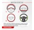 Оплетка SKYWAY Combo-3 M Черно/Зеленая экокожа S01102361 6