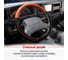 Оплетка SKYWAY Combo-4 L Черно/Оранжевая экокожа S01102396 9
