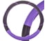 Оплетка SKYWAY Combo-4 M Черно/Фиолетовая экокожа S01102392 1