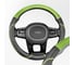 Оплетка SKYWAY Combo-4 M Черно/Зеленая экокожа S01102393 2