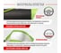 Оплетка SKYWAY Combo-4 M Черно/Зеленая экокожа S01102393 5