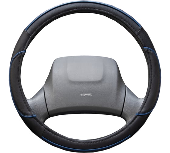 Оплетка SKYWAY Combo-5 L Черно/синяя экокожа S01102338 1