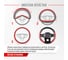 Оплетка SKYWAY Combo-6 M Черно/Красная экокожа S01102292 6