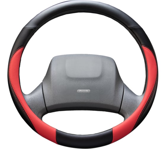 Оплетка SKYWAY Combo-6 L Черно/Красная экокожа S01102296 1